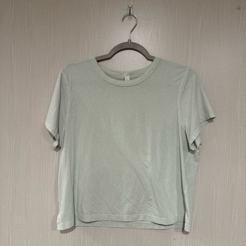 Lululemon Athletica Green Boxy Short Sleeve T-Shirt